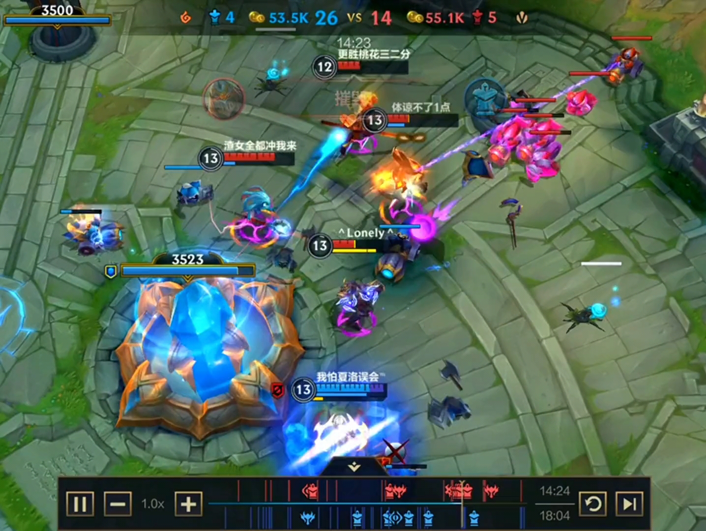 球星爆发！英雄联盟赛场再现神级操作的简单介绍