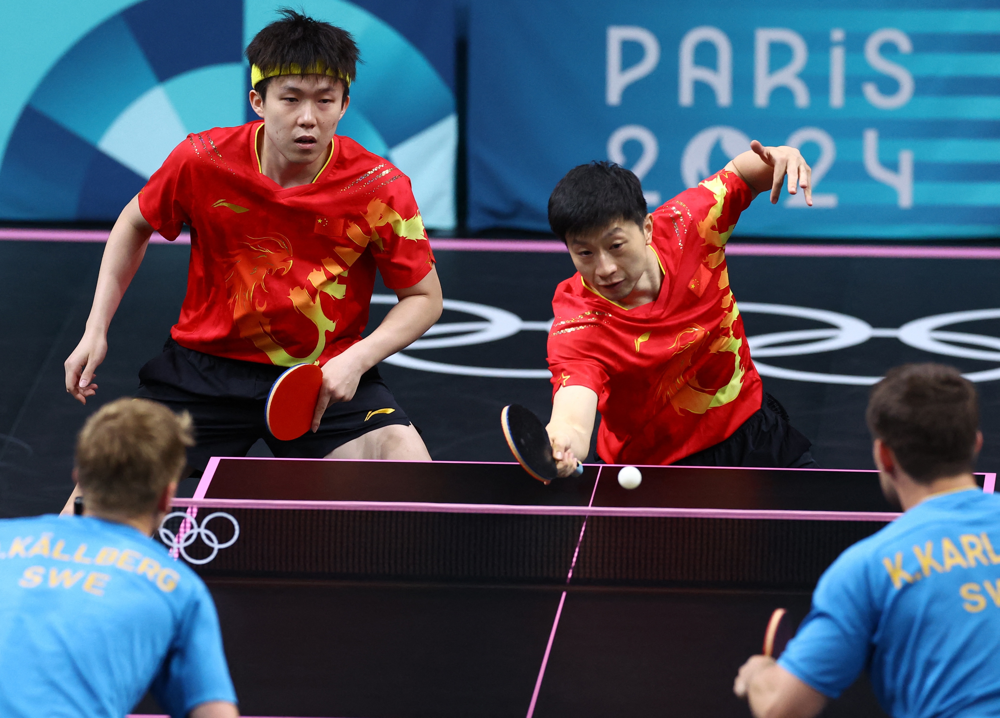 法国队绝杀中国队，马龙扛起全队